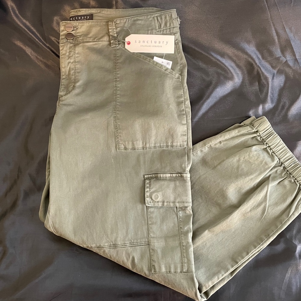 Sanctuary Green Cargo Pants